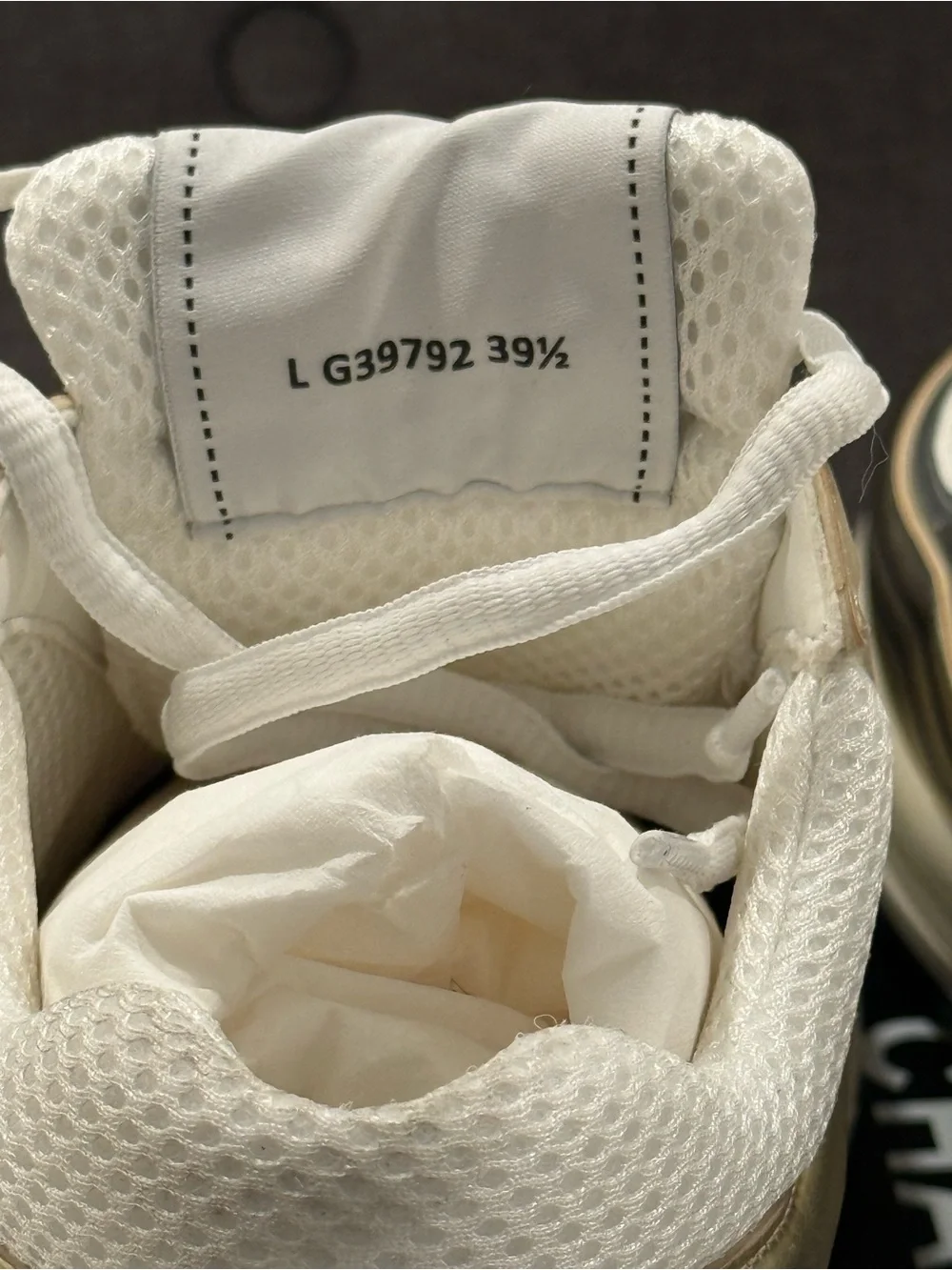 Chanel CC Runner Gold Laminate size 39.5